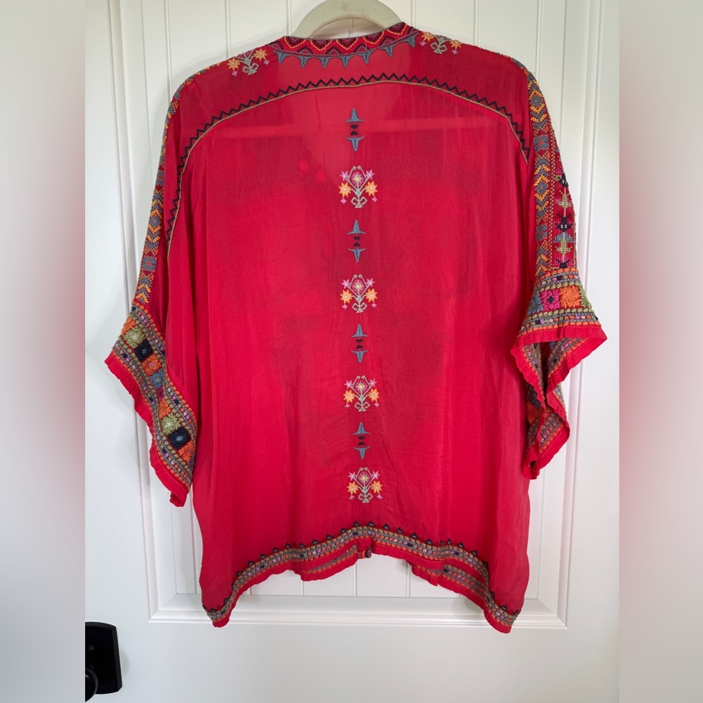 Johnny Was Embroidered Blouse - Picture 4 of 4